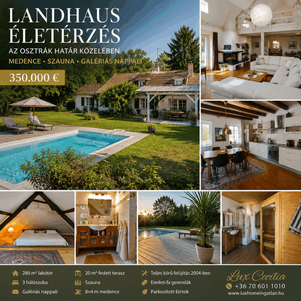 LANDHAUS-FLAIR NAHE DER ÖSTERREICHISCHEN GRENZE – LÄNDLICHE RESIDENZ MIT POOL AUF 4.400 m² GRUNDSTÜCK