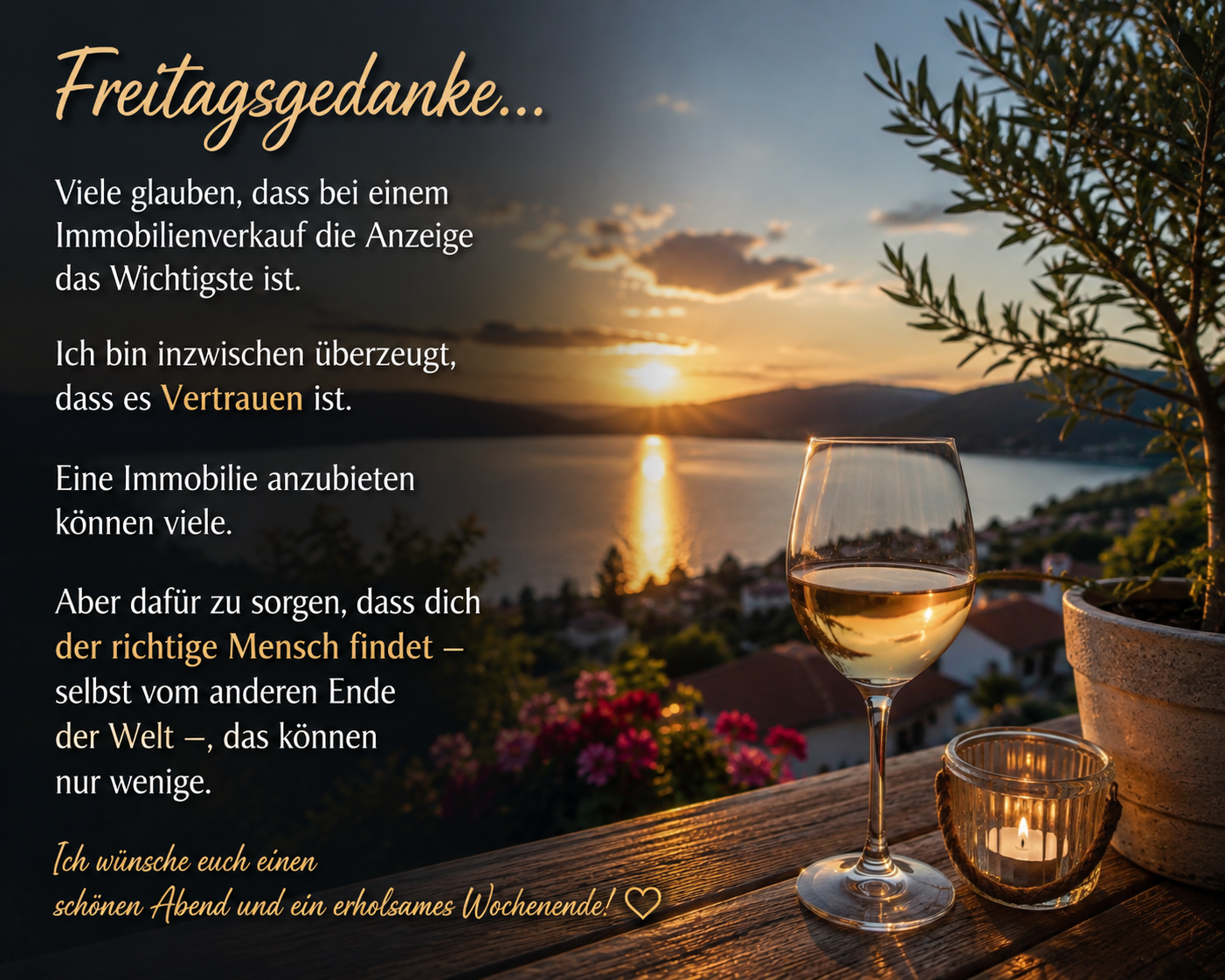 🍷 Freitagsgedanke…